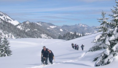 Raquettes et remise en forme dans le Tyrol