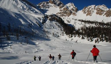 Les balcons du Queyras en raquettes