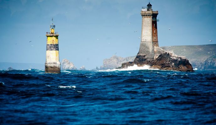       La pointe du Raz et l'île de Sein