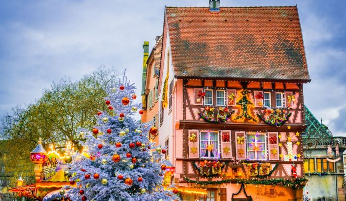 Marchés de Noël en Alsace (marche nordique)