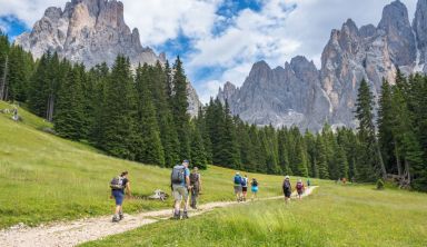 Rando confort au cœur des Dolomites