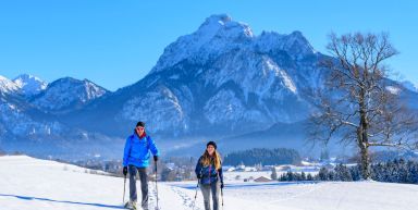 Évasion raquettes entre lacs et châteaux en Bavière